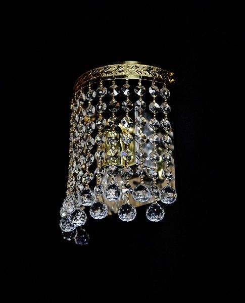 Бра Crystal Life 1x40 Вт E14 золото AP928/1-А16GO 