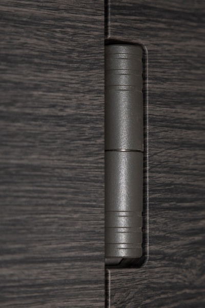 Двері вхідні Revolut Doors В-83 мод. 184 венге сірий горизонт / білий 2050x850 мм праві