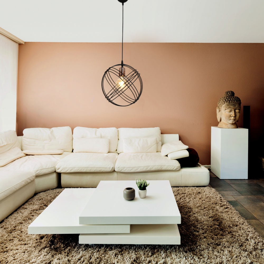 Підвіс Sensio MEKIK 1x60 Вт E27 чорний ASZ.1575