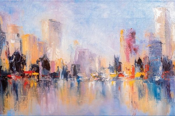 Картина Нарисованный город Posterclub 