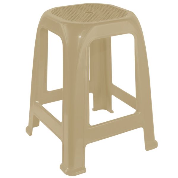 Табурет пластиковый Пиф бежевый