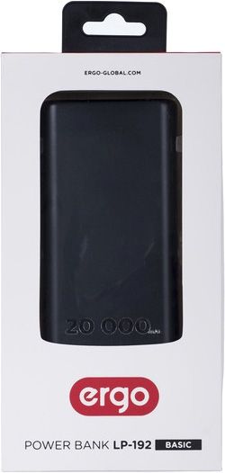Внешний аккумулятор (Powerbank) Ergo 20000 mAh (LP-192)