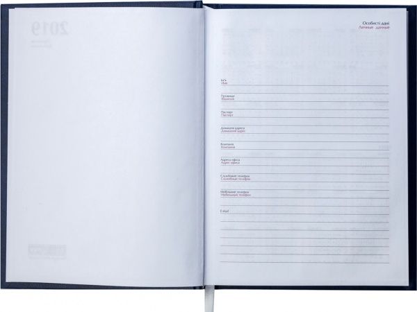 Щоденник недатований Perla А5 Фіолетовий 288 стр. Buromax 