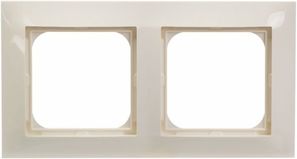 Рамка двомісна OSPEL IMPRESJA універсальна кремовий R-2Y/27