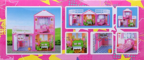 Домик для кукол с аксессуарами 6982B 81х82х40,5 см ODT001788