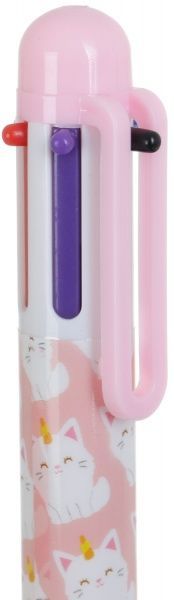 Ручка шариковая Тучки 6 цветов 