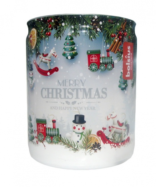 Свеча ароматическая Bolsius в стекле Witner Time 82/68 