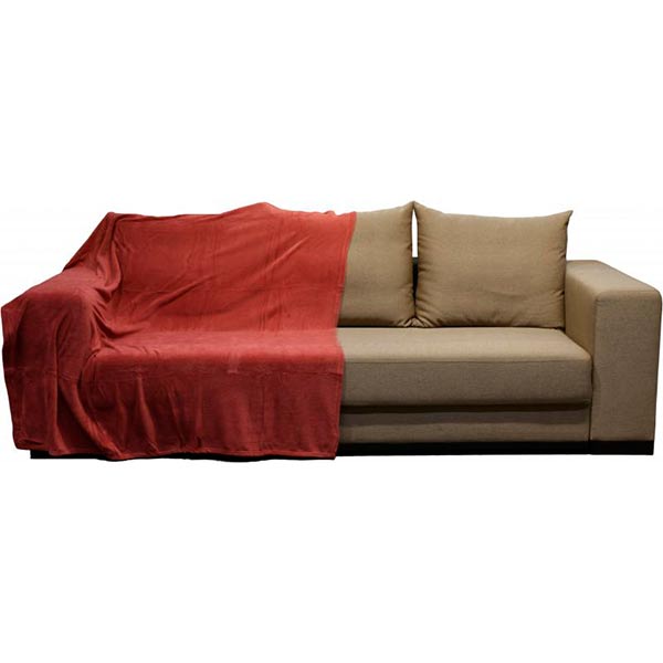 Плед мікрофібра Underprice червоний мінерал 160x200 см