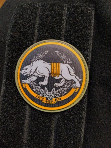 Шеврон-патч АРТ ІДЕЯ ССО 6,3 см черный