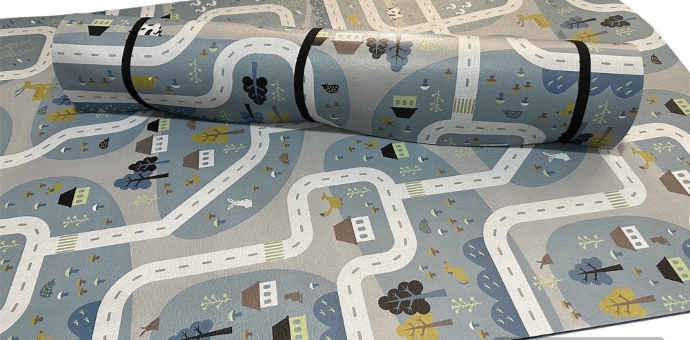 Игровой коврик Termoizol Лесной городок 11x2000x1200 мм