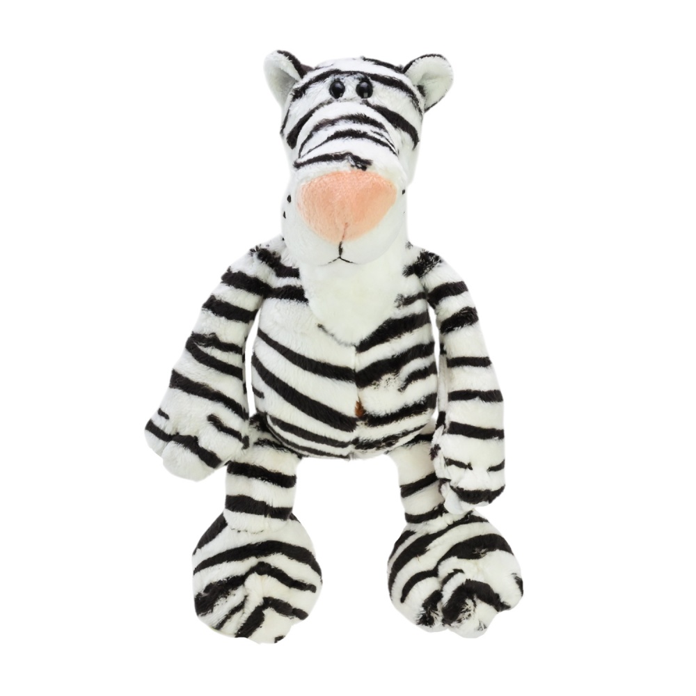 М'яка іграшка Shantou Тигр 22 см білий із чорним E8208