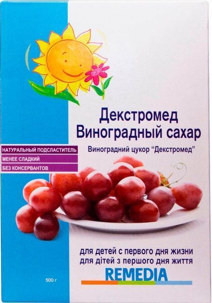 Сахар Remedia виноградный ДЕКСТРОМЕД 500 г (22001389)