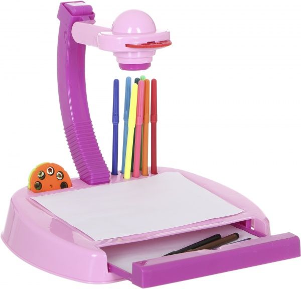 Столик для рисования Shantou с подсветкой розовый 2222251578017