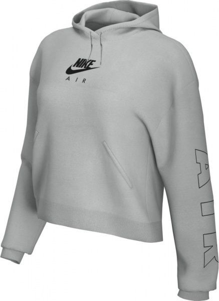Джемпер Nike W NSW AIR HOODIE FLC BB CJ3082-077 р. L сірий