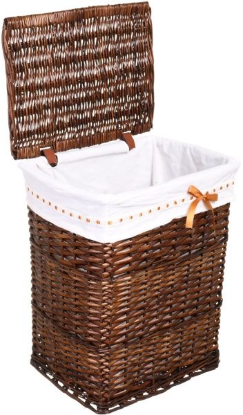 Кошик плетений з текстилем Tony Bridge Basket 44x34x56 см HQ13-10AB-1 