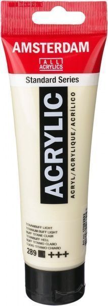 Краска акриловая № 289 Титановый буф светлый 120 мл Amsterdam Standart Royal Talens
