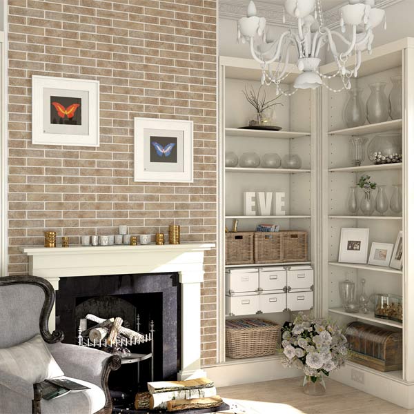 Плитка Golden Tile BrickStyle Oxford бежевий 151020 6x25