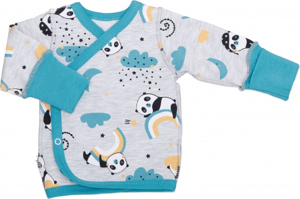 Распашонка детская Фламинго Panda р.56 меланж 692-003 