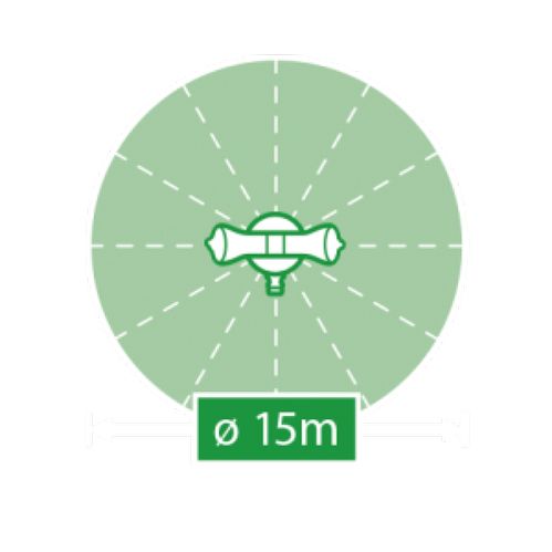 Дождеватель Hozelock круговой 177 м²