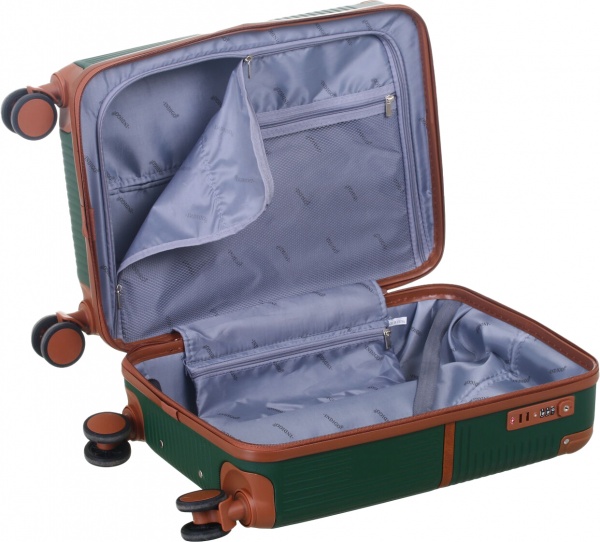 Чемодан 41 л зеленый LS22200 49х36х23 ABS 