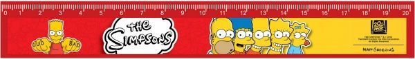 Лінійка SI08451 Сімпсони Cool For School