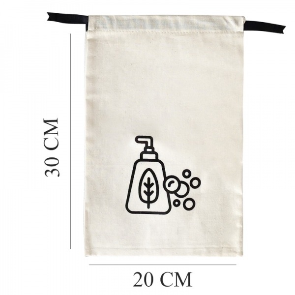 Органайзер текстильный Organize M-soap Soap хлопковый для косметики светлый 200x300 мм