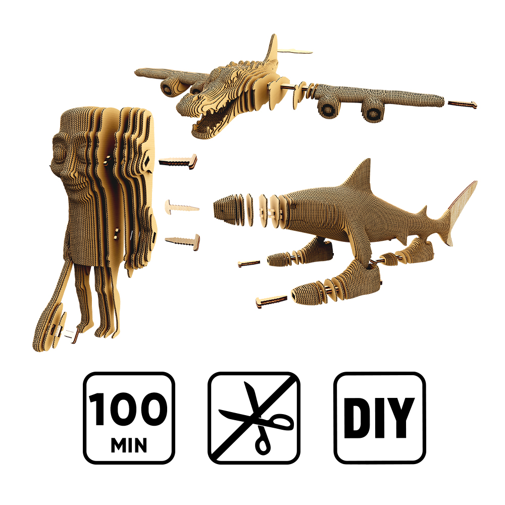 Конструктор картонный Cartonic 3D Puzzle TRALALERO TRALALA & FRIENDS