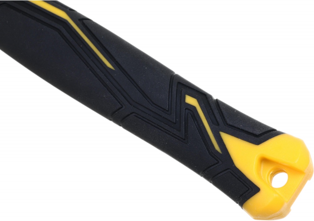 Киянка Compass 450 г чорна гума фібергласова ручка CP-RH0450-BL