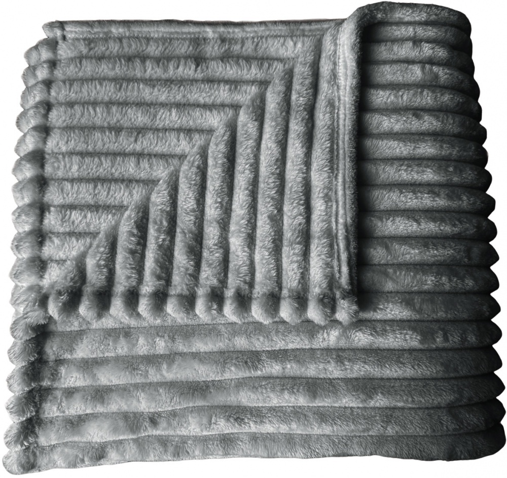 Плед Velvia 200x220 см сірий La Nuit