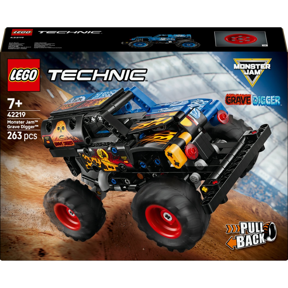 Конструктор LEGO Technic Monster Jam™ Grave Digger™ Огонь и лед 42219