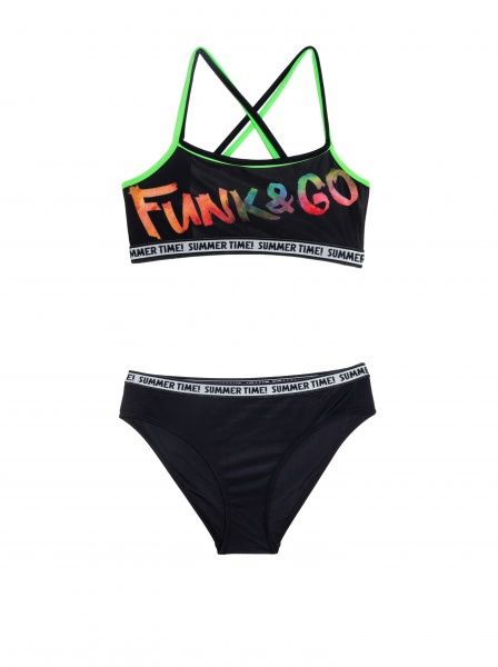 Купальник для дівчаток Conte-Kids E Fun р.146 /76 см чорний 