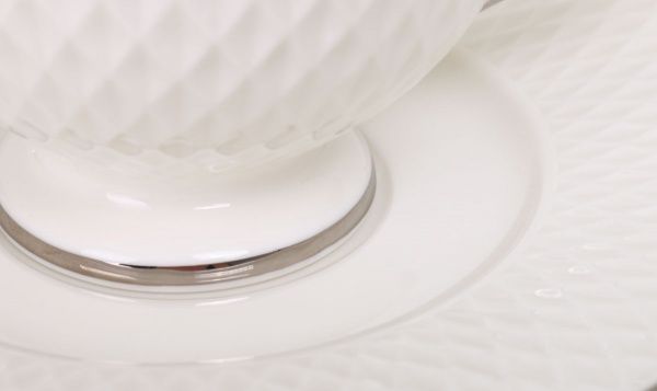 Чашка чайная с блюдцем Eclat Platinum 250 мл