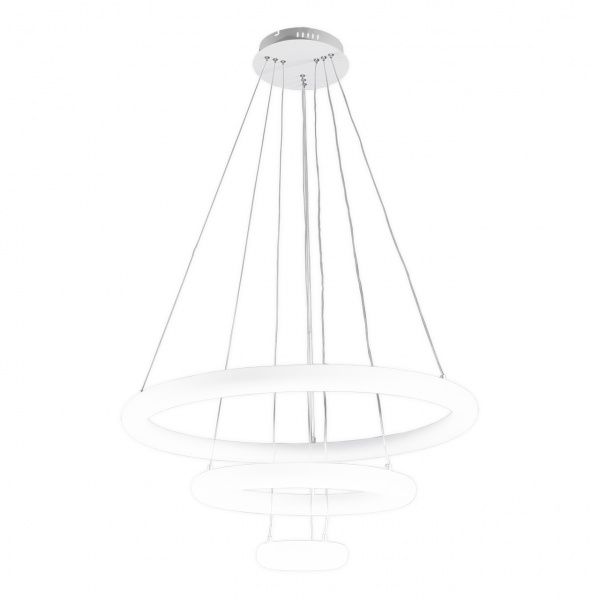 Люстра светодиодная Hopfen Gravitation 3R с пультом ДУ (Plexiglas) 150 Вт белый 