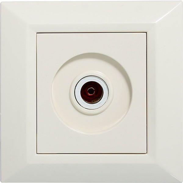 Розетка TV UP! (Underprice) Vesta кремовый