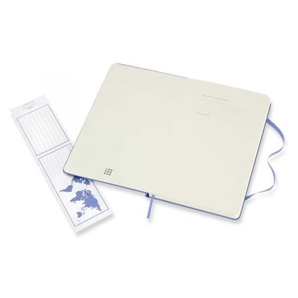 Блокнот для записей Classic 13х21 см линия голубая гортензия QP060B42 Moleskine