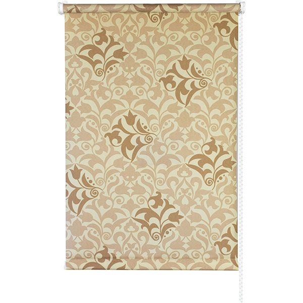 Ролета мини Delfa Футура 43x170 см кофейная 