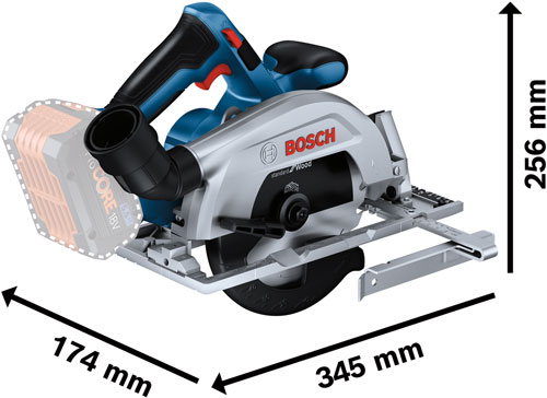 Пилка циркулярна Bosch Professional GKS 185-LI 06016C1221
