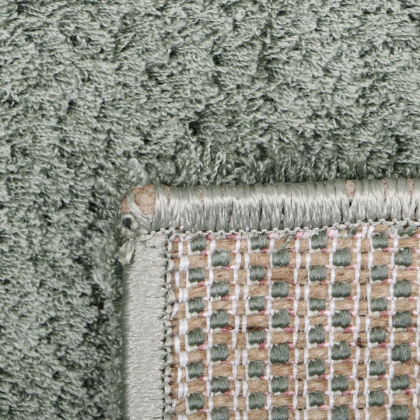 Ковер Ozkaplan Karpet Gold Shaggy темно-зеленый 0,6x1,1 м