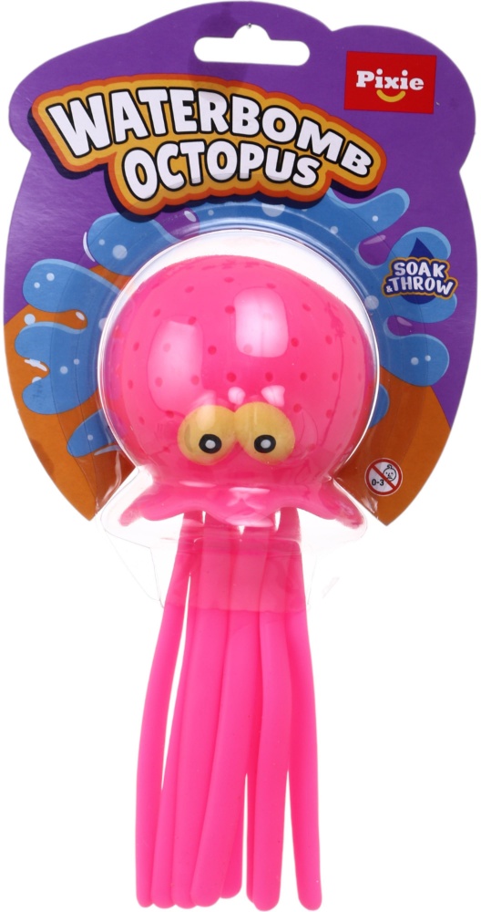 Игрушка-антистресс PIXIE стретч осьминог 18x7.5 см в ассорт. CKS-10217