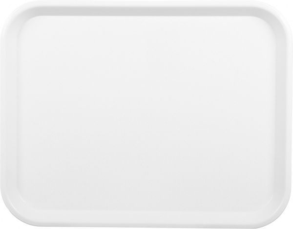 Таця прямоугольная 35,5x45,5 см ZBL-805 white