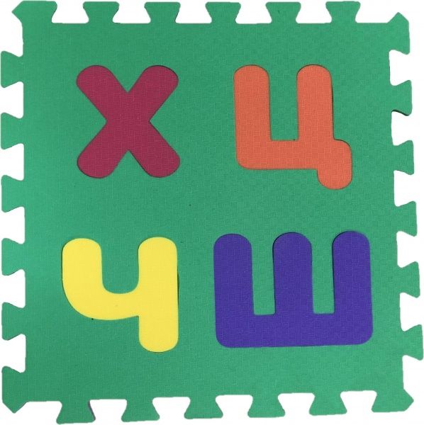 Коврик-пазл Termoizol Азбука 30x30 см набор 12 шт.