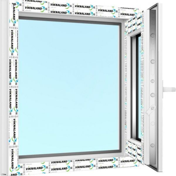 Окно поворотно-откидное VIKNALAND В 58 800x800 мм правое 