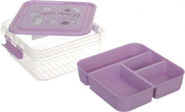 Органайзер Fashion для рукоділля 25*26*11 см фіолетовий