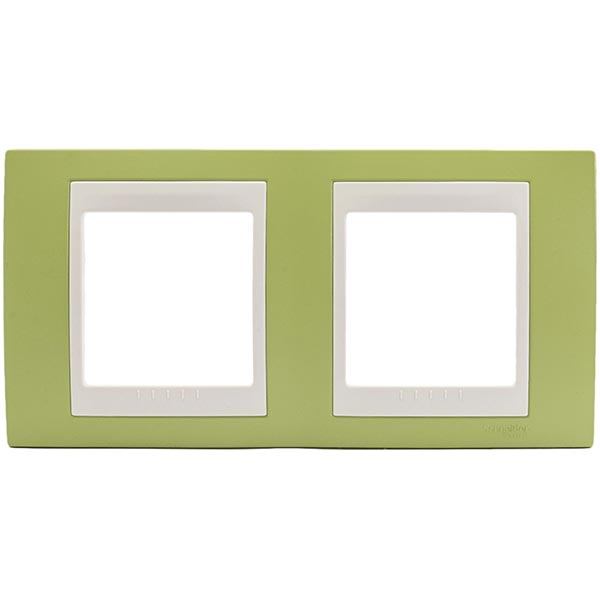 Рамка Unica MGU6.004.563 хамелеон зеленое яблоко/бежевый