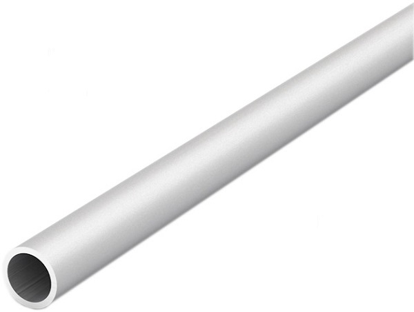 Труба профільна кругла алюміній АЛЮПРО анодована d20x2x1000мм