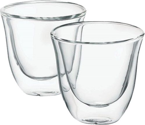 Набор стаканов для эспрессо Delonghi 60 мл 2 шт. 