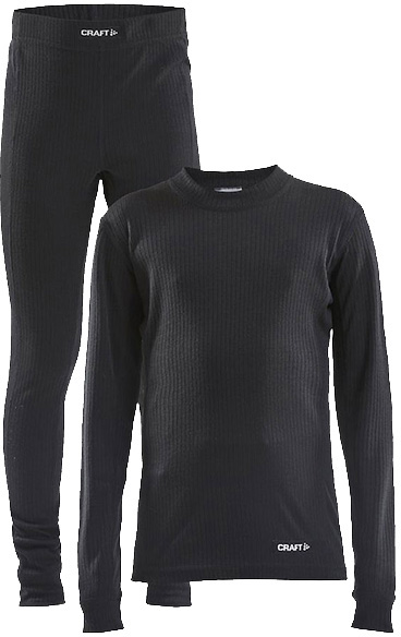 Комплект термобілизни Craft CORE DRY BASELAYER SET JR 1909713-999000 р.158/164 чорний