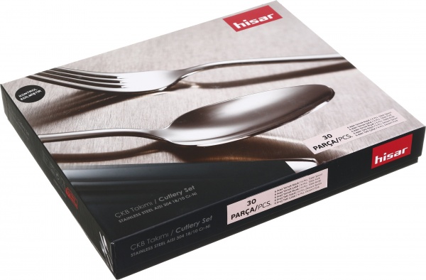 Набор столовых приборов Shah на 6 персон 30 предметов Hisar