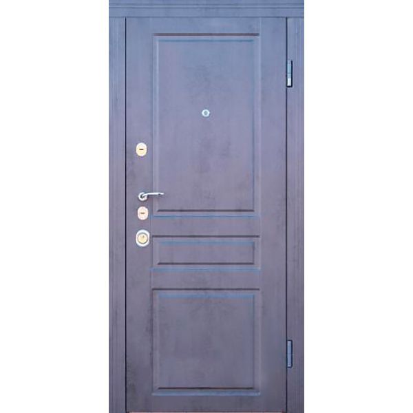Двері вхідні Abwehr АП2-335 086П (БТ+Б) моноблок темно-сірий 2050х860мм праві