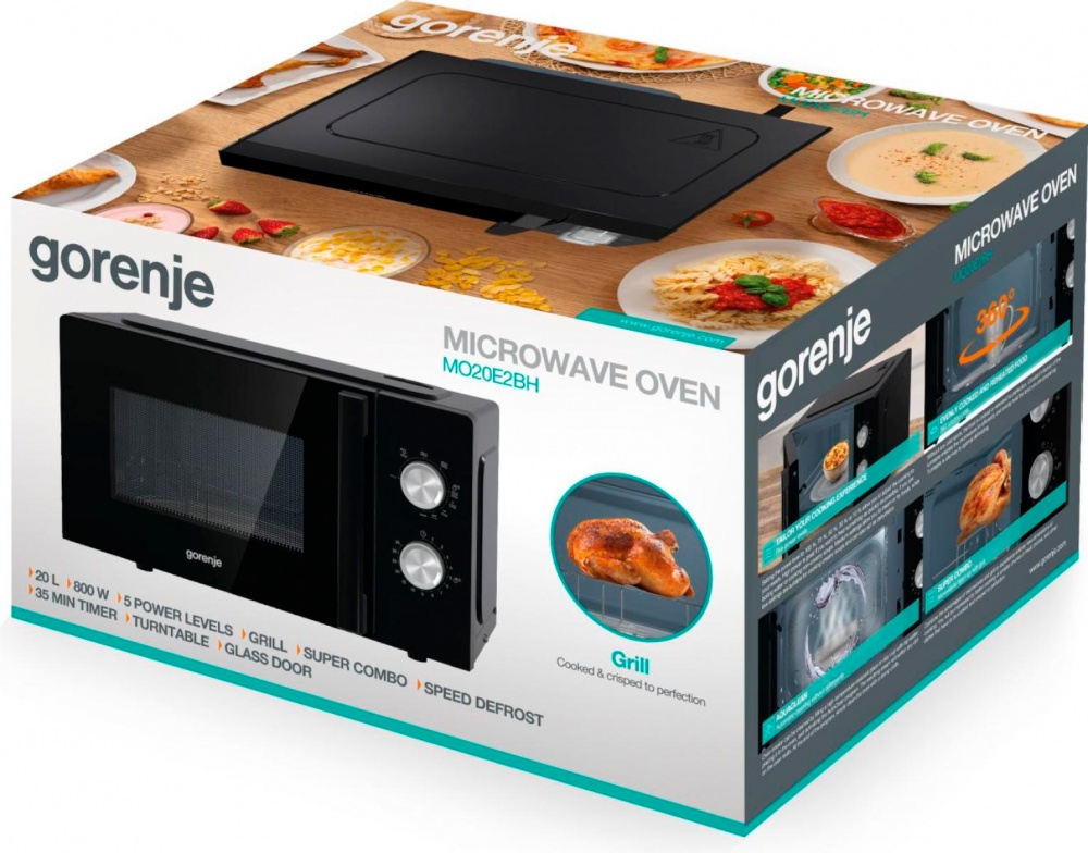 Мікрохвильова піч Gorenje MO 20 E2BH